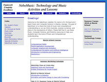 Tablet Screenshot of nebomusic.net